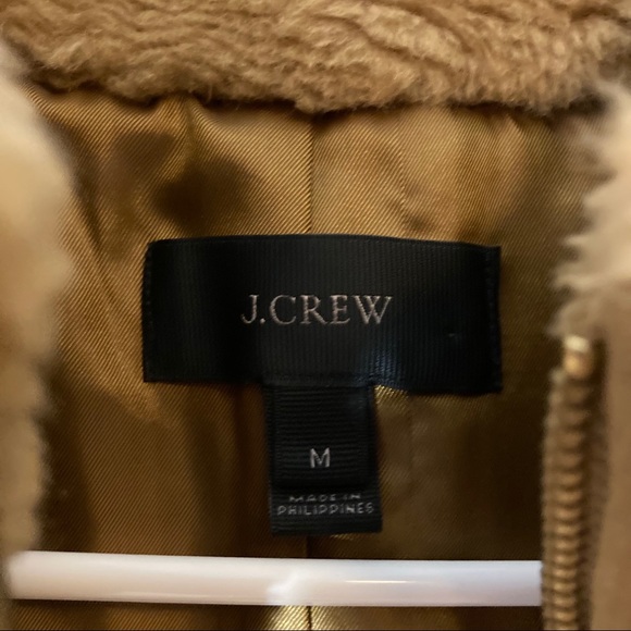J. Crew Brown Teddy Plush Fleece Excursion Vest - Picture 11 of 13